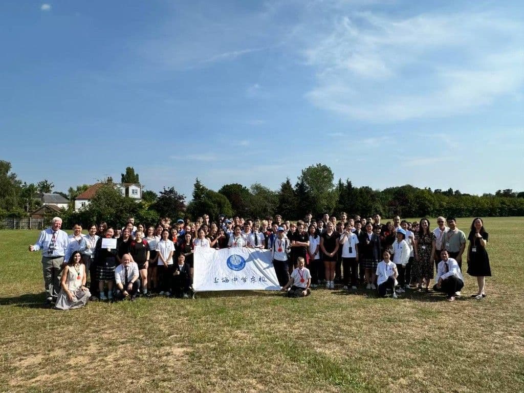 Students from The King John School and East Shanghai High School at the Design for Life STEM Challenge